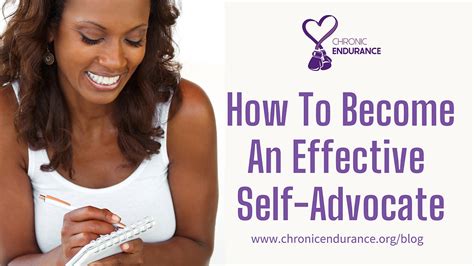 How To Be An Effective Self Advocate