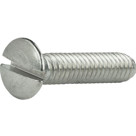 14 20 Slotted Oval Head Countersunk Machine Screw Stainless Steel 18 8