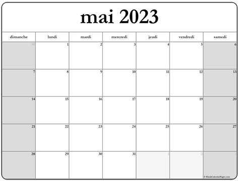 25 Mai Calendrier 2019 Ideas Blank Calendar Template