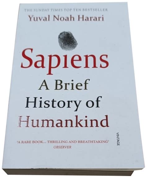 Yuval Noah Harari English Sapiens A Brief History Of Humankind Book At