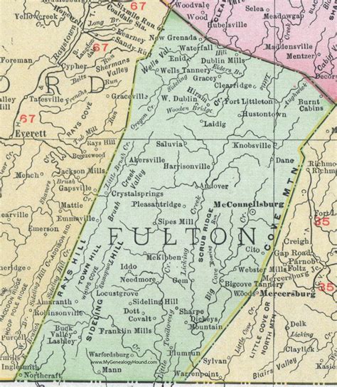 Fulton County Map