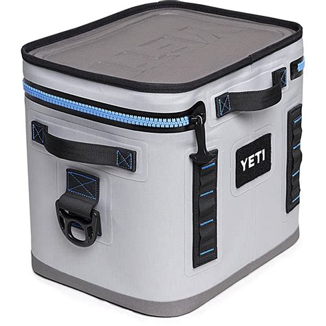 YETI Hopper Flip 12 Soft Sided Portable Cooler Fog Gray Tahoe Blue