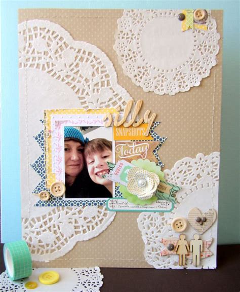 Paper Five Imaginative Ways To Scrapbook With Paper Doilies By Cindy