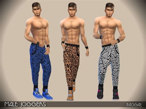 Male Joggers In Three Different Colors And Patterns Found
