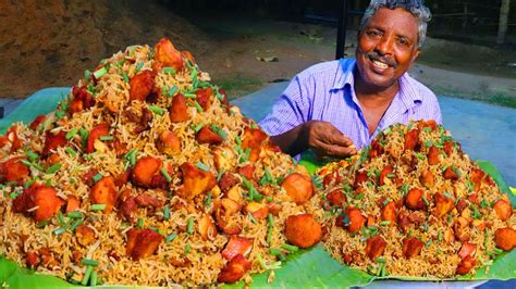 Am not that fond of fried rice. KING of CHICKEN RICE | Chicken Fried Rice Restaurant Style | Indian Street Food | Farmer Cooking ...
