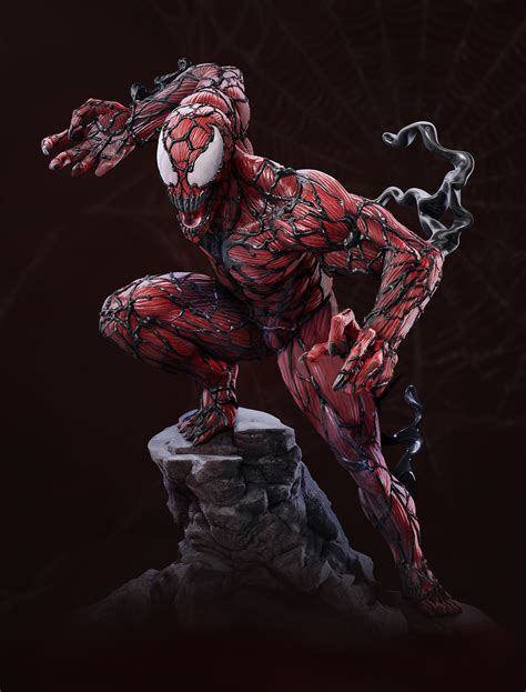 3d Print Model Carnage Statue Cgtrader