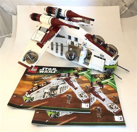 Lego Star Wars 75021 Republic Gunship Clone Wars With Instructions