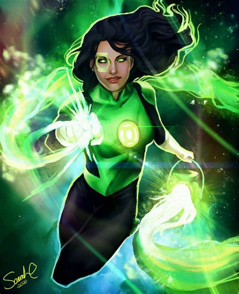 Green Lantern Jessica Cruz By Forty Fathoms On Deviantart Gamora