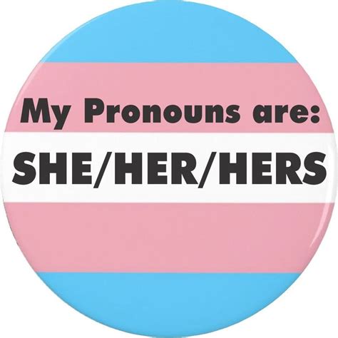 Transgender Lgbt Flag My Pronouns Are She Her Hers