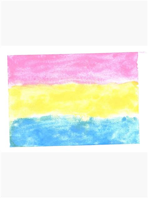 Pansexual Watercolor Pride Flag Sticker For Sale By Samosurd Redbubble