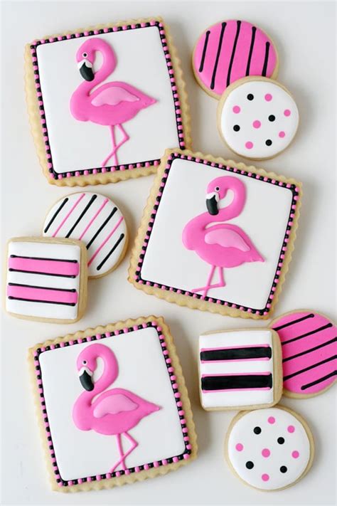 Pink Flamingo Cookies Glorious Treats