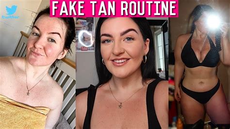 ULTIMATE FAKE TAN ROUTINE FROM TWITTER PALE SKIN YouTube