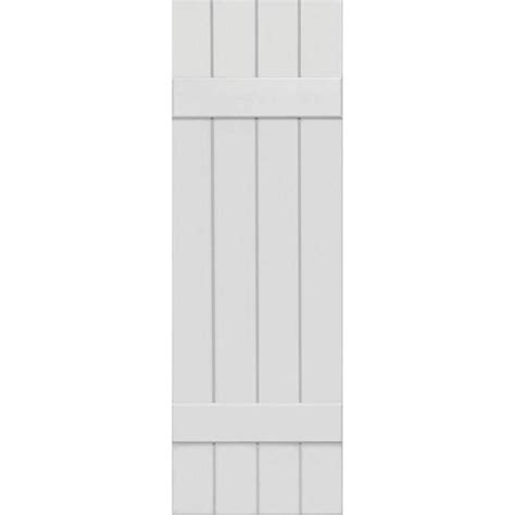 Wood, composite & vinyl exterior shutters. Ekena Millwork 15 in. x 61 in. Exterior Composite Wood ...