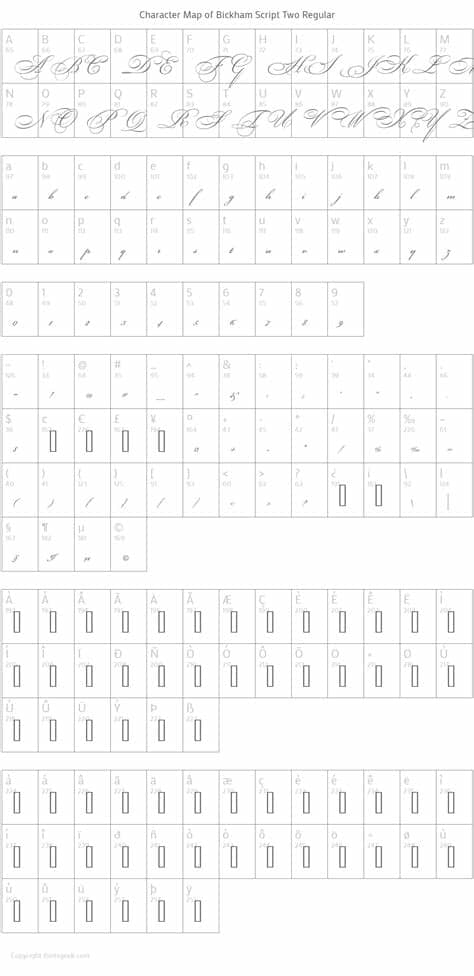 To use this font on your website, use the following css Bickham Script Two Regular : Download For Free, View ...