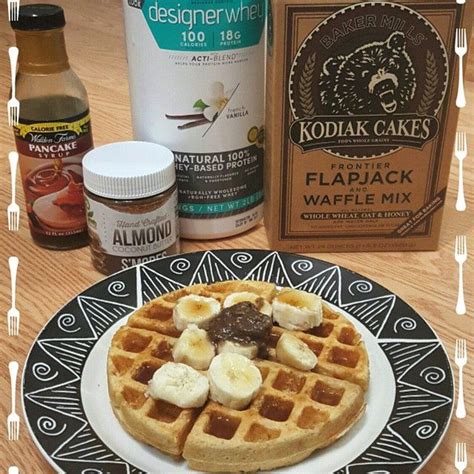 · in a bowl whisk together the kodiak cake mix, milk, egg, greek yogurt, and vanilla. Kayla Bappert on Instagram: "Does a waffle get any more ...