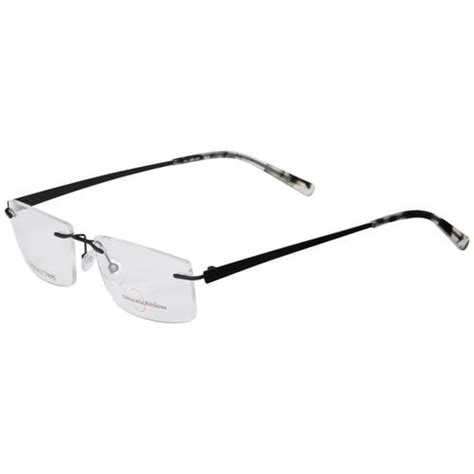 naturally rimless reading glasses black with tortoise temple tips