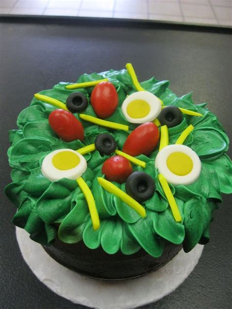 Salad Cake Party Food Themes Party Food And Drinks Awesome Cakes