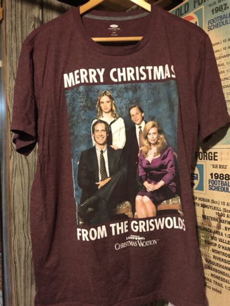 Griswolds National Lampoons Christmas Vacation Old Navy T Shirt Size Men Large Ebay