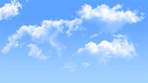 Blue Sky With Clouds Free Template Ppt Premium Download 2020