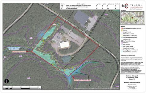GIS Wetland Delineation Map Trudell Consulting Engineers