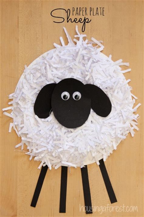 Paper Plate Sheep Craft Fun Crafts Kids