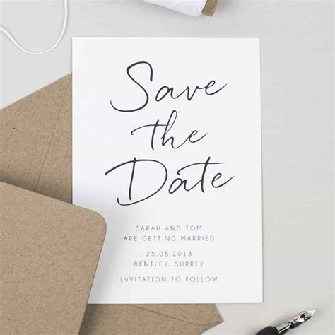 My fiancee and i actually made our own save the date cards on the paint program. Cuándo enviar el save-the-date de tu boda