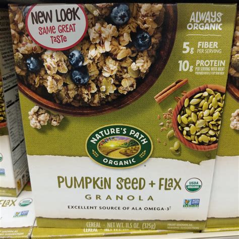 trader joe s organic pumpkin seed flax plus granola cereal we ll get the food