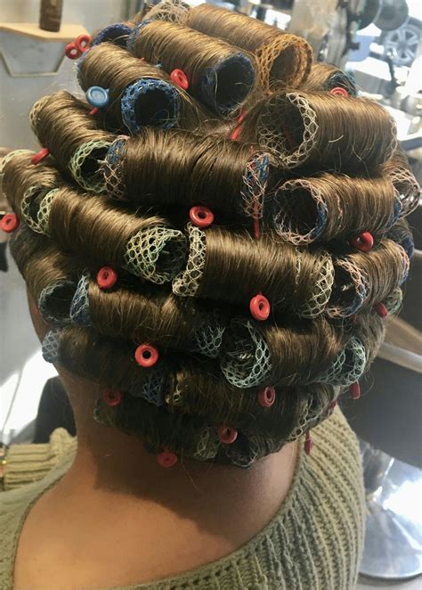 Pin By Keith On Tightly Wetset Hair Rollers Hair Curlers Hair Setting