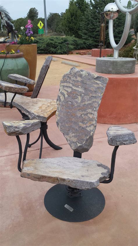 Chair Made From Stones Dining Table Decor Rocks And Minerals