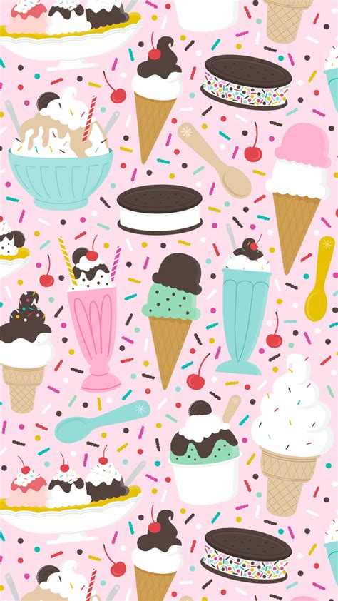 Cute Ice Cream Wallpaper 53 Images