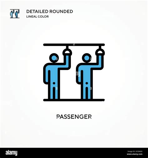 Passenger Vector Icon Modern Vector Illustration Concepts Easy To