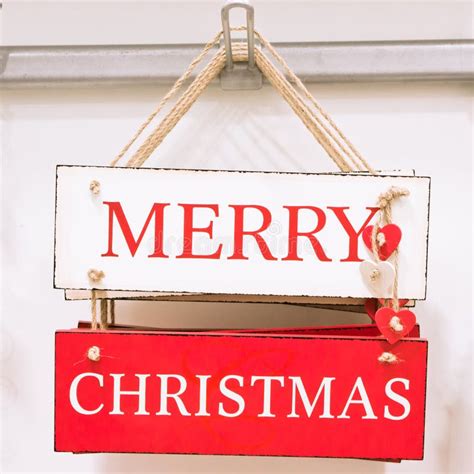 Christmas Sign Stock Image Image Of Decoration Wall 27629767