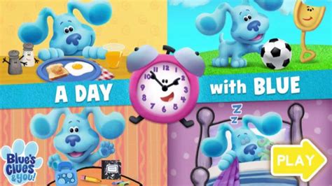 A Day With Blue Blues Clues Game Youtube