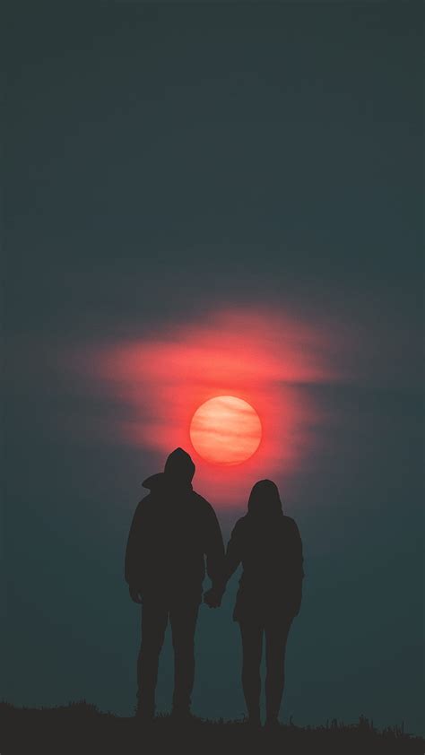 Sunset Love Lovers Night Hd Phone Wallpaper Peakpx
