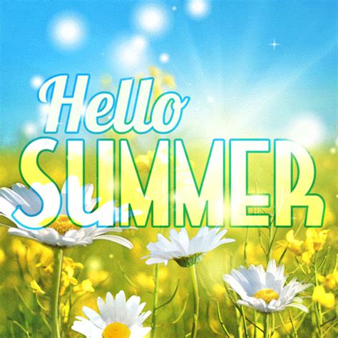Hello Summer Animated Image