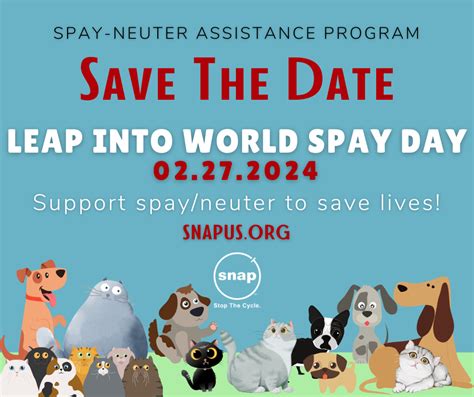World Spay Day Spay Neuter Assistance Program