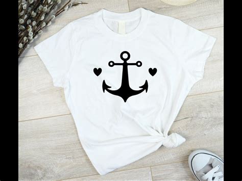 Anchor With Heart Svg Anchor Svg Nautical Svg Anchor Cut Etsy