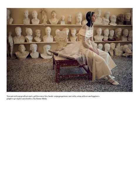 Katlin Aas Models Enchanting Looks For Vogue Greece Greece Editorial