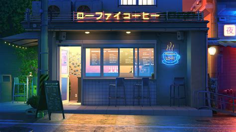 Lofi Late Night Coffee Shop 3840×2160 Hd Wallpapers