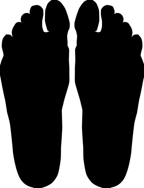 Feet Clipart Silhouette Feet Silhouette Transparent Free For Download
