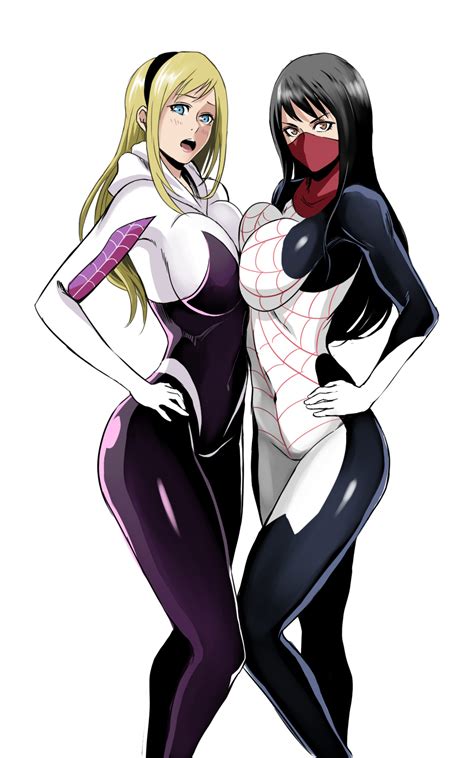 Spider Gwen Gwen Stacy Silk And Cindy Moon Marvel And 1 More Drawn