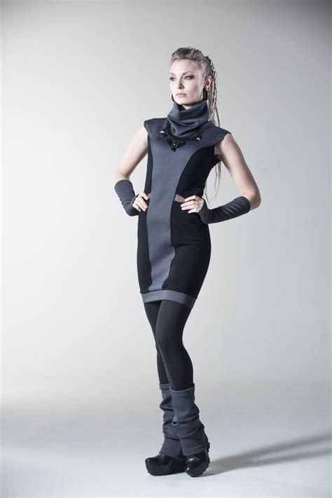 Fa Futuristic Dress Black Business Dress Bodycon Ubicaciondepersonas