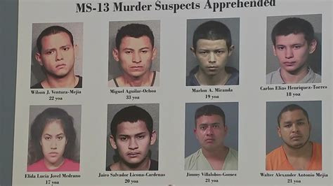 Worst Of The Worst 11 Members Of Ms 13 Charged In Connection With 5