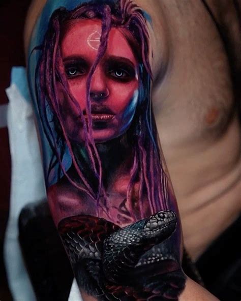Yomicoart On Instagram “close Up” In 2021 Tattoo Artists Halloween