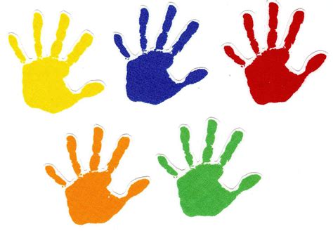 Child Hand Prints Free Download On Clipartmag