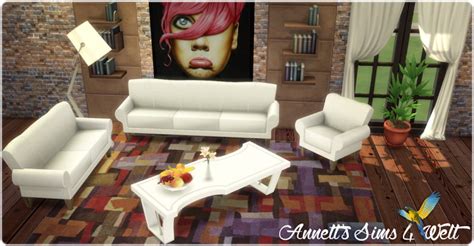 Ts3 To Ts4 Conversion Living Set Celebrity At Annetts Sims 4 Welt