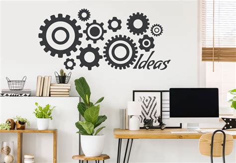 20 Home Office Wall Decor Ideas For A Creative Space Blog Square Signs