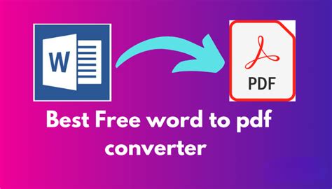 Top 10 Best Word To Pdf Converters Myblogtrip Software