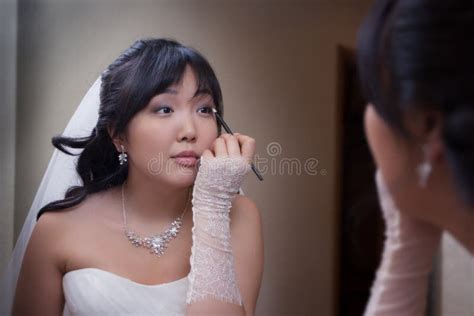 Pretty Asian Bride Stock Image Image Of Woman Background 38493505