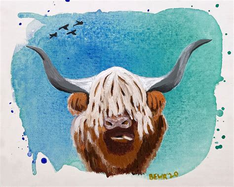 Yak Art Print 8x10 Animal Wall Art Cow Art Cow Art Print Etsyde